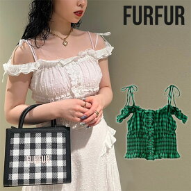 【先行予約特典!!!10%OFF】 ファーファー FURFUR トップス 24春夏 シャーリングギャザービスチェ 5月上旬～下旬予約 ミドル丈 キャミソール ノースリーブ ギャザー rwft242031