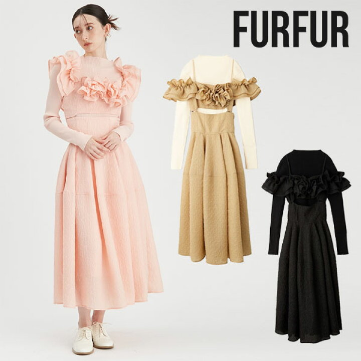 楽天市場】【SALE10%OFF】 【即納】 ファーファー FURFUR ワンピース  