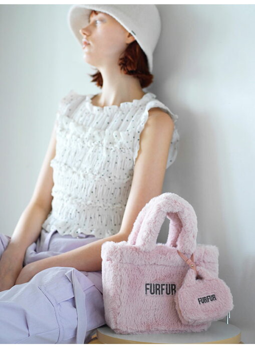 楽天市場】【即納】 ファーファー FURFUR バッグ 24秋冬 エコファー  