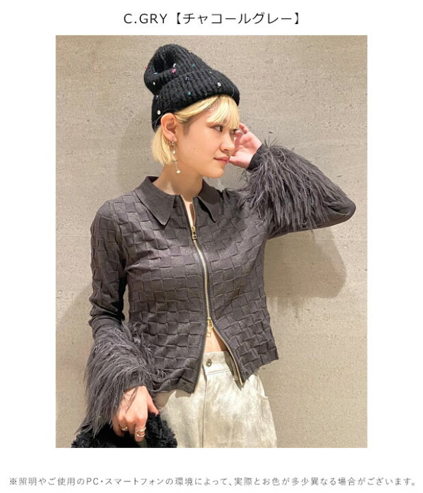 楽天市場】【即納】 ファーファー FURFUR トップス 24秋冬 フェザー  