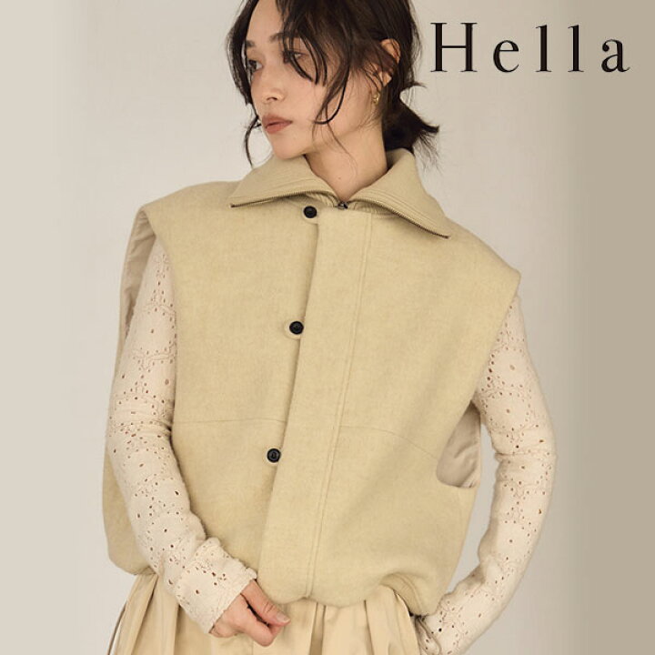 楽天市場】【即納】 ヘラ Hella 24秋冬 WOOL HIGHNECK VEST トップス 
