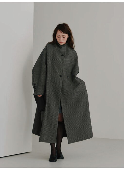 楽天市場】【SALE50%OFF】【即納】ヘラ Hella 25秋冬 tweed long coat 