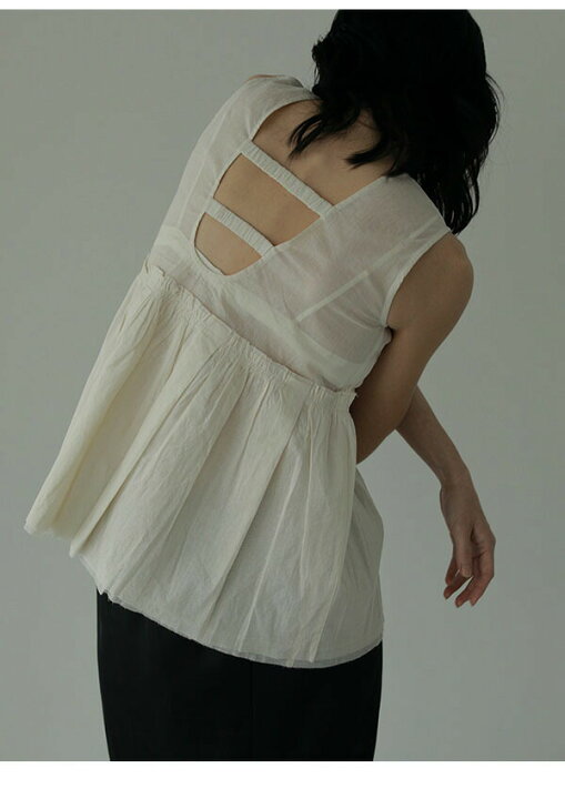 楽天市場】【即納】 アンヌーク anuke トップス Sheer Peplum Tops 