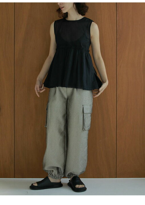 楽天市場】アンヌーク anuke 2024SpringSummer トップス Sheer Peplum 