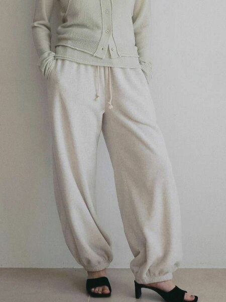 【予約販売】アンヌーク anuke 2026Prefall ボトムス Fleece Rough Pants 9月中旬～10月上旬予約 フリースラフパンツ フルレングス 26秋冬 62620712【先行ご予約（納期をご確認ください）】