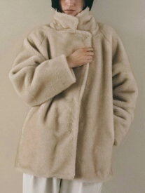 【予約販売】アンヌーク anuke 2026winter アウター Eco Minkfur Jacket 11月下旬～12月中旬予約 エコミンクファージャケット ミドル丈 長袖 ボリューム 62620110 62520101 26冬