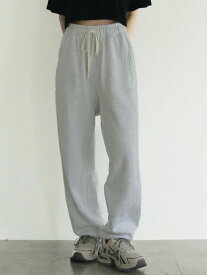anuke 2025SpringSummer アンヌーク ボトムス Drawstring Sweat Pants 一部9月下旬予約 ドローストリングスウェットパンツ ロング丈 フルレングス 2025春夏 25秋冬 62410713 62420709 62520726