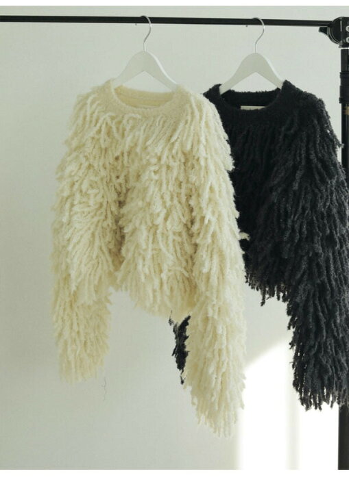 楽天市場】アンヌーク anuke 2024FallWinter トップス Loop Fringe  