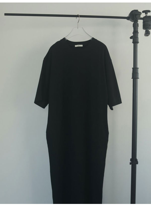 エントリーでポイント上乗セ 【セール60%OFF】【即納】 アンヌーク anuke ワンピース Over Tshirt Onepiece オーバーTシャツワンピース ロング丈 七分袖 半袖 ドレス 62510331 - メイン画像 12