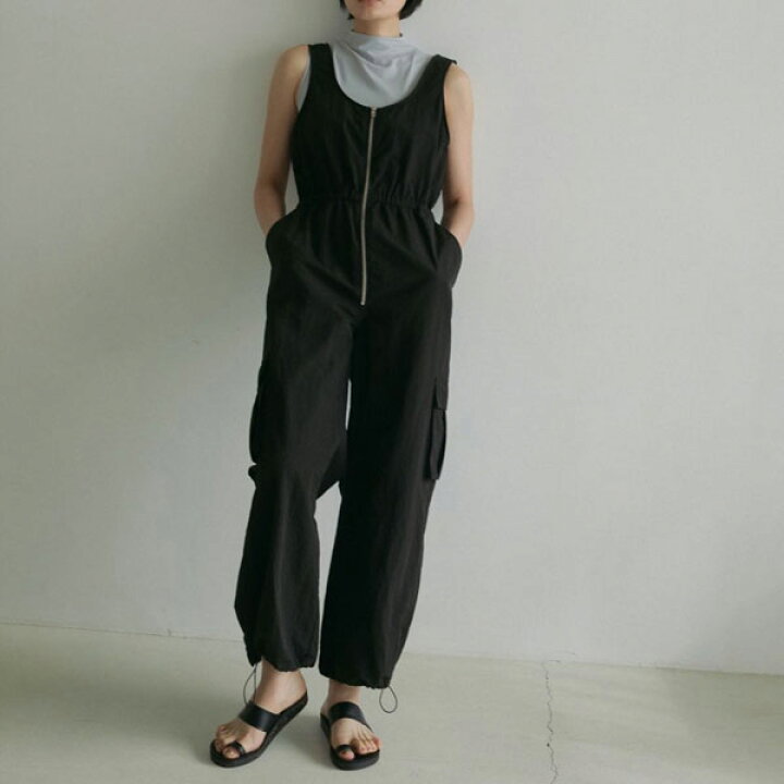 サロペット オーバーオール anuke Nylon Zip Combinaison レディース 