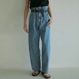 アンヌーク anuke 2025FallWinter ボトムス Waist Tuck Denim 8月中旬～9月上旬予約 ウエストタックデニム フルレングス パンツ 25秋冬 62511401