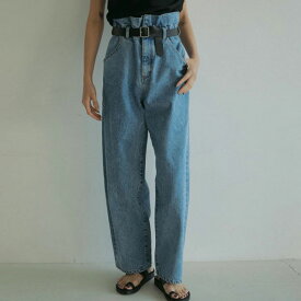 【毎日出荷中】【即納】 アンヌーク anuke 2025FallWinter ボトムス Waist Tuck Denim ウエストタックデニム フルレングス パンツ 25秋冬 62511401