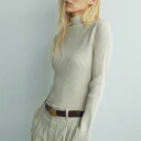 アンヌーク anuke 2025FallWinter トップス Slit Turtle Knit 11月上旬〜下旬予約 スリットタートルニット ミドル丈 …