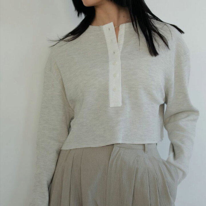 楽天市場】アンヌーク anuke 2025FallWinter トップス Waffle Henley  