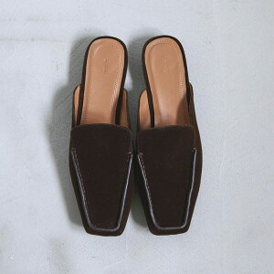�yWINTER SALE40%OFF�z�y���[�z �A���k�[�N anuke 2025FallWinter �C Velour Slide Shoes �x���A�X���C�h�V���[�Y �T�{ �T���_�� ���[�t�@�[ 25�H�~ 62521020