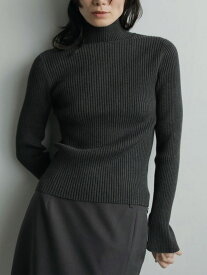 【毎日出荷中】【即納】 アンヌーク anuke トップス Slit Turtle Knit スリットタートルニット ミドル丈 長袖 25秋冬 62520530