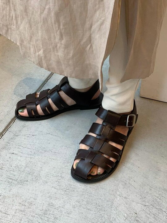 楽天市場】【即納】 トゥデイフル TODAYFUL Leather Belt Sandals 