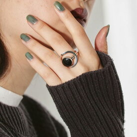 【即納】 TODAYFUL 2024springsummer トゥデイフル Circle Stone Ring サークルストーンリング アクセサリー 指輪 石 シルバー ギフト 12110903