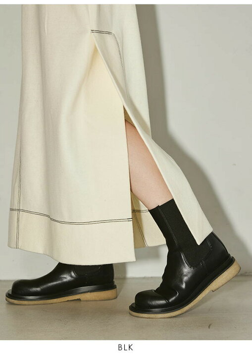 TodayfulレザーミドルブーツLeather Middle Boots 37
