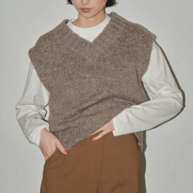 【即納】 TODAYFUL 2023prefall トゥデイフル Mottle Yarn Knit Vest モトルヤーンニットベスト トップス ミドル丈 12320516 12220520