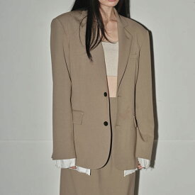 【予約販売】 TODAYFUL 2024prefall トゥデイフル アウター Over Shoulder Jacket 8月下旬～9月中旬予約 オーバーショルダージャケット ミドル丈 長袖 セットアップ set up 2024aw 12420102 12420802 12420704