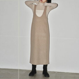 【予約販売】 TODAYFUL 2024prefall トゥデイフル ワンピース Uneck Wool Dress 9月中旬～10月上旬予約 Uネックウールドレス ロング丈 長袖 2024aw 12420306