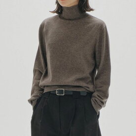 ポイント5倍 5/30 23:59マデ 【予約販売】 TODAYFUL 2024winter トゥデイフル トップス Wool Cashmere Turtle Knit 11月下旬～12月中旬予約 ウールカシミヤタートルニット ニット ハイネック 長袖 無地 12420518