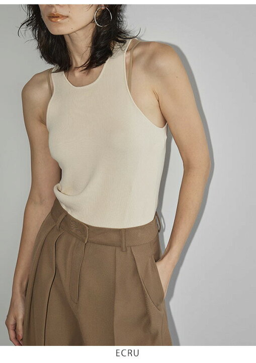 楽天市場】【即納】トゥデイフル TODAYFUL Highgauge Knit Tanktop  