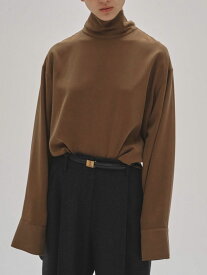 【スーパーセール30%OFF】【即納】トゥデイフル TODAYFUL 2025winter トップス Peachskin Turtle Blouse ピーチスキンタートルブラウス ミドル丈 長袖 12520414 25秋冬