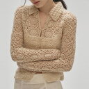 【予約販売】トゥデイフル TODAYFUL 2025prefall トップス Mohair Crochet Knitshirts 9月中旬〜10月上旬予約 モヘアクロッシェニットシャツ ミドル丈 長袖 透け感 シアー 12520511 25秋冬