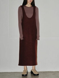 【スプリングセール60%OFF】【即納】 トゥデイフル TODAYFUL ワンピース Uneck Wool Dress Uネックウールドレス ロング丈 長袖 12420306