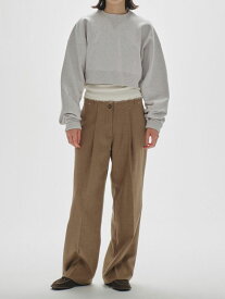 【スプリングセール40%OFF】【即納】 トゥデイフル TODAYFUL ボトムス Lowwaist Wool Trousers ローウエストウールトラウザーズ ロング丈 ウール 12420713