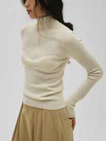 【即納】トゥデイフル TODAYFUL 2026springsummer トップス Halfzip Rib Knit ハーフジップリブニット ミドル丈 長袖 ニット 12610506 12320534 26春夏