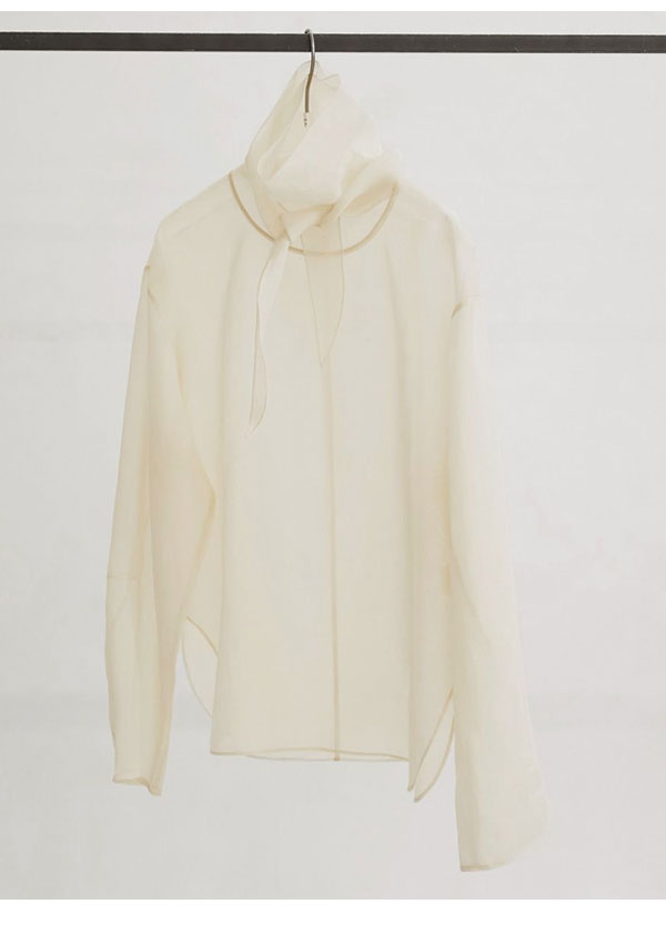 エントリーでポイント上乗せ 【即納】トゥデイフル TODAYFUL 2026springsummer トップス Sheer Tie Blouse シアータイブラウス 長袖 ミドル丈 12610415 26春夏 - メイン画像 14
