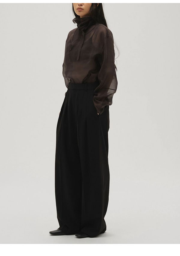 エントリーでポイント上乗せ 【即納】トゥデイフル TODAYFUL 2026springsummer トップス Sheer Tie Blouse シアータイブラウス 長袖 ミドル丈 12610415 26春夏 - メイン画像 5