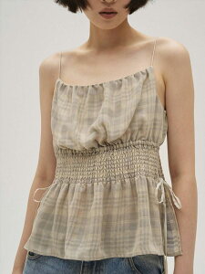 �G���g���[�Ń|�C���g���Z �y���[�z�g�D�f�C�t�� TODAYFUL 2026springsummer �g�b�v�X Check Jacquard Camisole �`�F�b�N�W���J�[�h�L���~�\�[�� �~�h���� 12610412 26�t��