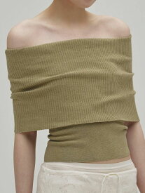 【毎日出荷中】トゥデイフル TODAYFUL 2026Prefall トップス Seamless Offshoulder Knit 一部7月中旬〜8月上旬 シームレスオフショルダーニット ミドル丈 七分袖 12610531 秋冬