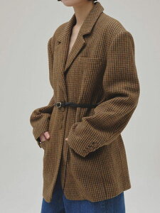 �G���g���[�Ń|�C���g���Z �l�CNo.5 �y�\��̔��z�g�D�f�C�t�� TODAYFUL 2026Prefall �A�E�^�[ Wool100% Check Jacket 9�����{�`10�����{�\�� �E�[��100���`�F�b�N�W���P�b�g ���� �~�h���� 12620101 26�H�~