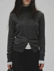【予約販売】トゥデイフル TODAYFUL 2026Prefall トップス Turtleneck Button Knit 9月中旬〜10月上旬予約 タートルネックボタンニット 前後2WAY 長袖 12620510 26秋冬