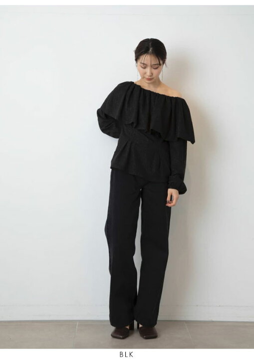 楽天市場 Sale50 Off リリーブラウン Lily Brown 秋冬 リリー刺繍フリル２wayトップス レディース トップス オフショル スリーブ フリルカラー 肩出し 肌見せ 刺繍 総柄 セットアップ 綺麗め 上品 ガーリー Lwfs Lwft2150 ダブルハート Double Heart