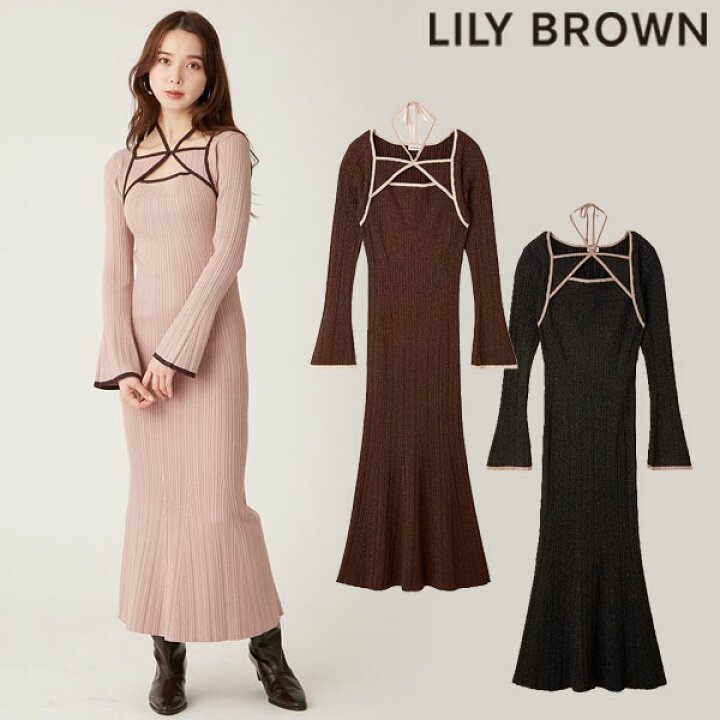 楽天市場】【即納】 リリーブラウン LILY BROWN ワンピース 24  