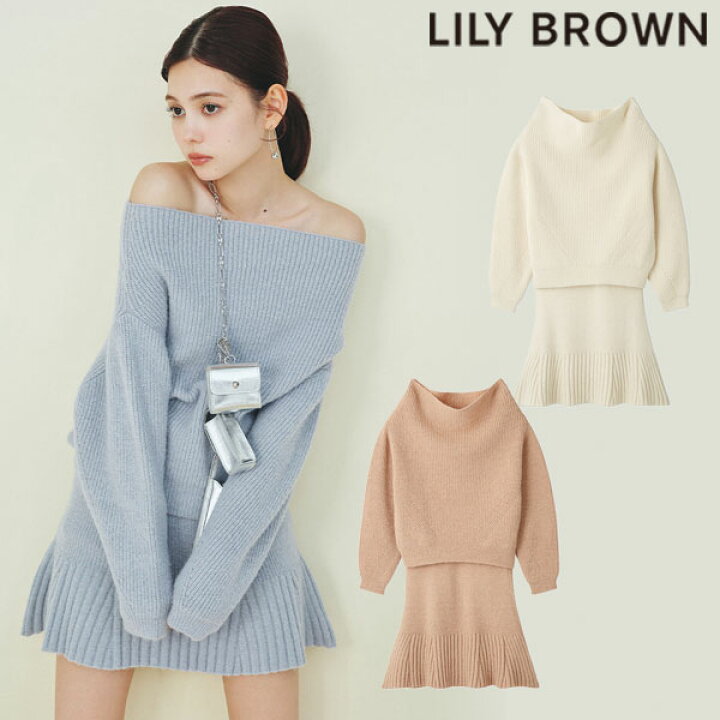楽天市場】【即納】 リリーブラウン LILY BROWN ワンピース 24秋冬 