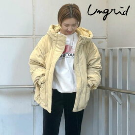 【SPRING SALE50%OFF】 【即納】 アングリッド ungrid 23winter コーデュロイ中綿ブルゾン アウター 長袖 ミドル丈 112410238001 23秋冬