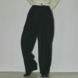 【即納】 TODAYFUL 2023prefall トゥデイフル Front Slanting Trousers フロントスランティングトラウザーズ ボトムス パンツ ロング丈 12320704