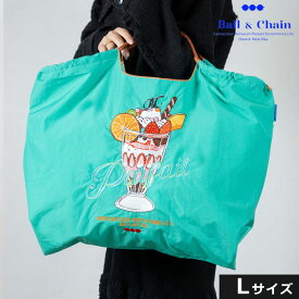【送料無料】【即納】 Ball＆Chain ボールアンドチェーン 正規品 PARFAIT Lサイズ パフェ バッグ ショッピングバッグ エコバッグ トートバッグ ショルダー 刺繍 ギフト 301129 Ball and Chain ball&chain san hideaki mihara