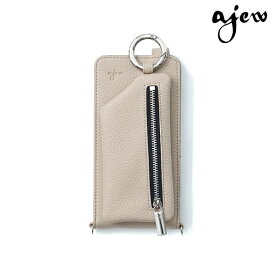 【限定P10倍】NEWカラー登場！【マルチ対応】エジュー ajew 一部4月下旬予約 cadenas vertical zipphone case shoulder スマホケース iphone 手帳型 全機種対応 ショルダータイプ ac2021003new ギフト