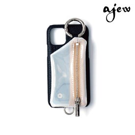【即納】 エジュー ajew ajew cadenas PVC vertical zipphone case shoulder アイフォンケース カバー ac2021004 ギフト 父の日