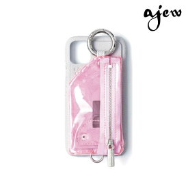 【限定P10倍】【即納】 エジュー ajew ajew cadenas PVC vertical zipphone case shoulder アイフォンケース カバー ac2021004 ギフト
