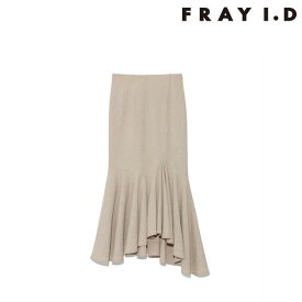 【SUMMER SALE50%OFF】【即納】 フレイアイディー FRAY I.D リネンライクラッフルアシメスカート ボトムス fwfs222037