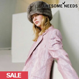 【SUMMER SALE50%OFF】【即納】 AWESOME NEEDS オーサムニーズ LOW LAMPSHADE HAT_FUR レディース 帽子 ハット 小物 llhat-fur ギフト